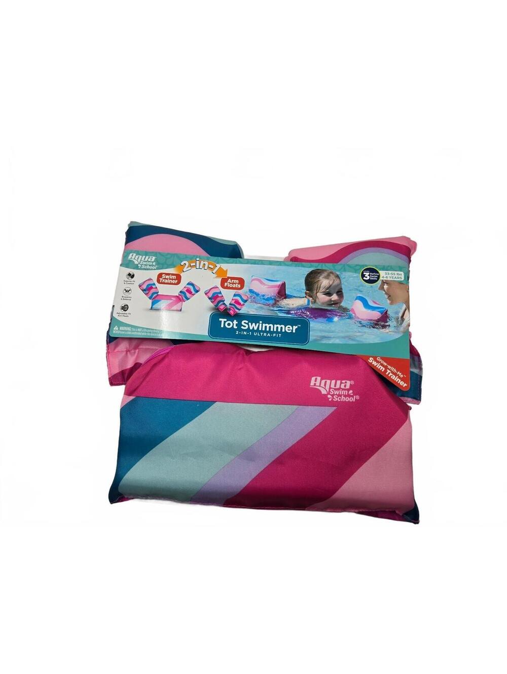 Aqua 2 in 1 Tot Swimmer Pink Blue